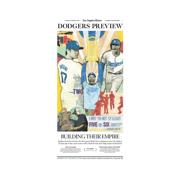 Dodgers Preview 3/23/25 Page Print